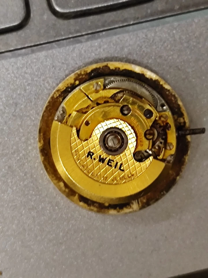 RAYMOND WEIL  Cal ETA 2670  Swiss Movement,With Dial  Not Work Good Balance Used - Image 4 of 4