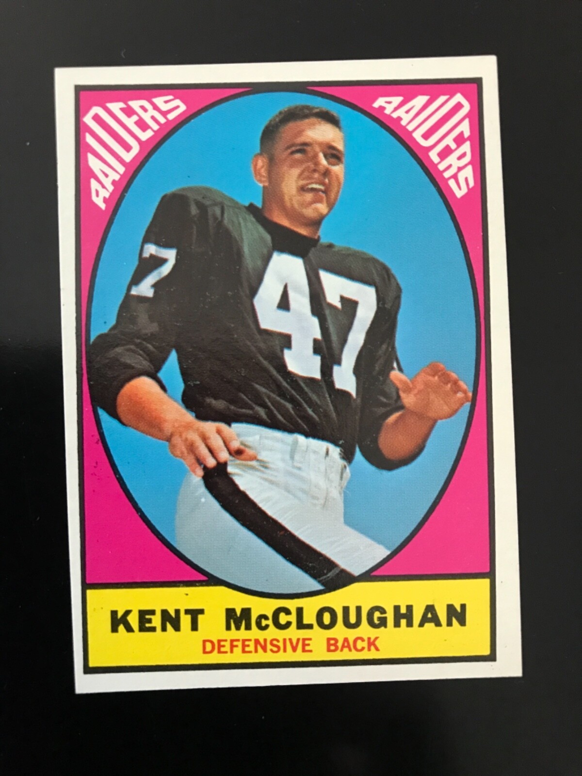 1967 Topps Football Kent McCloughan RC 112 Oakland Raiders NMMT eBay