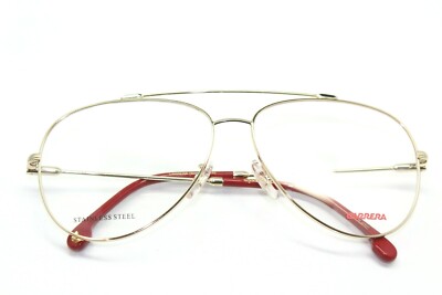AUTHENTIC Carrera 183/G O63 - Gold Eyeglasses