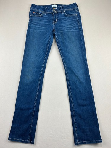 HUDSON Jeans Women's Size 26 Blue Denim Ginny Straight Crop Stretch Made in USA