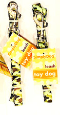 Simply Dog 2pk. Leash Lot, Green Camouflage Set, 4  XSmall, NIP  22088060