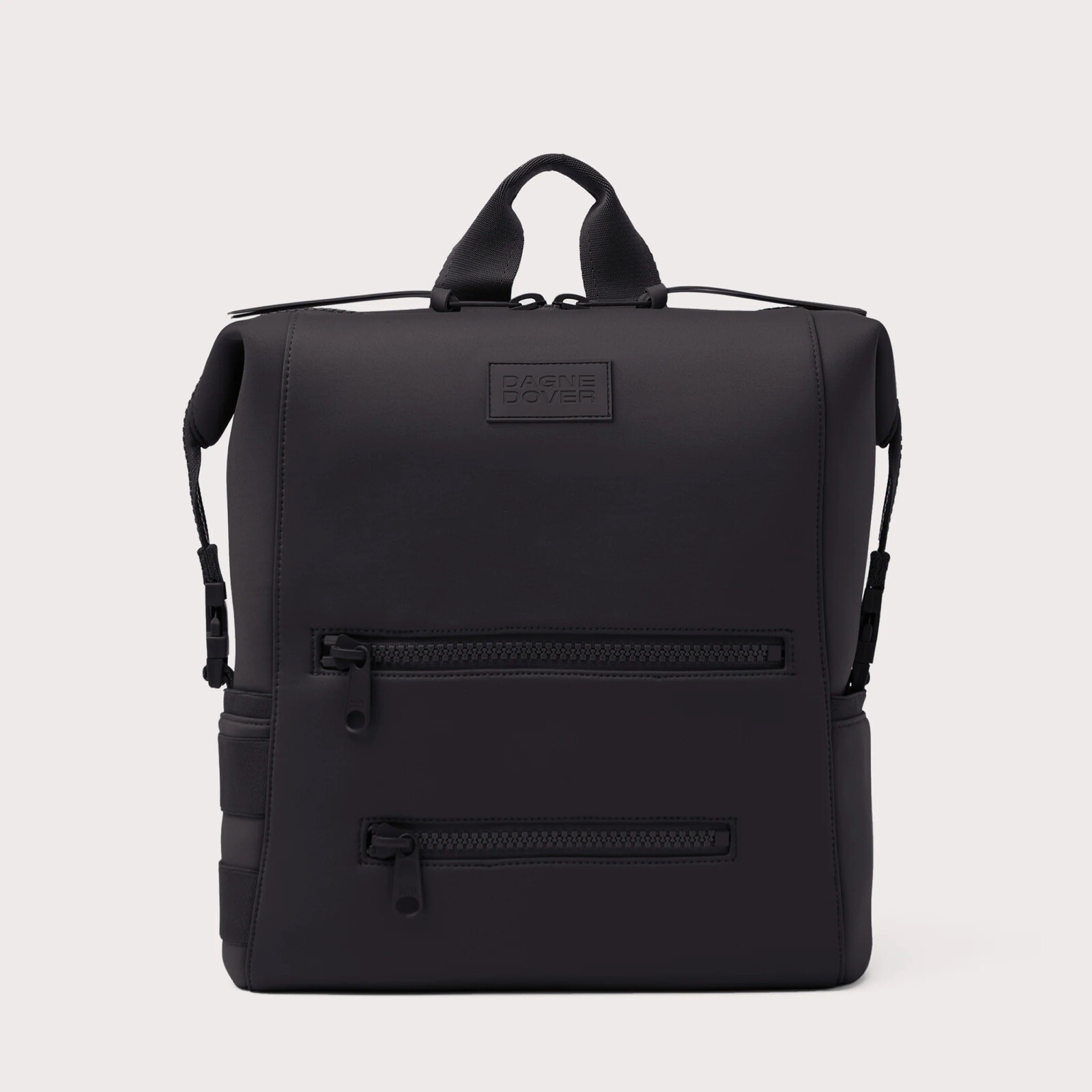 DAGNE DOVER Indi Neoprene Diaper Bag Large Backpack Black