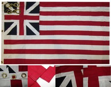 4X6 FT Embroidered Grand Union 100% Cotton HUGE Flag 6X4 Banner Grommets 2 clips