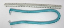 New Telephone Handset Cord - 12' Aqua Blue Modular