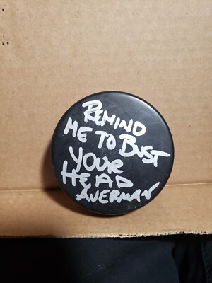 Mighty Ducks Signed Hockey Puck W/ JSA Witness Signed by Karp / Aaron Schwartz