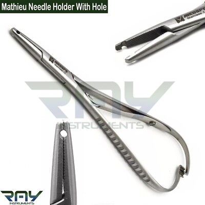 Mathieu Elastic For Braces With Hole Groove Needle Holder Forceps Ortho Tools