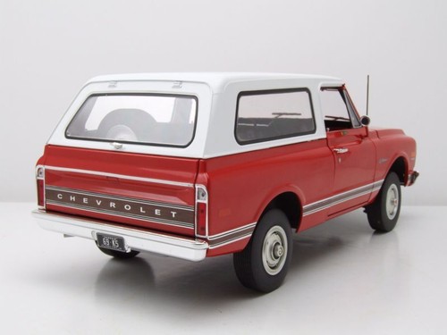 Chevrolet K5 Blazer 1969 Rojo-Naranja Coche a Escala Blanco 1:18 Acme - Imagen 2 de 11
