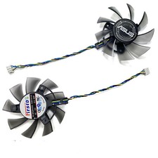 For ASUS GTX1650 1660ti DUAL Graphics Card Cooling Fan  Shell FD8015U12S Spare