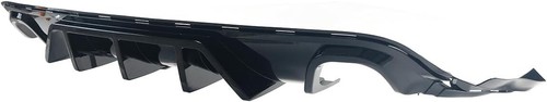 Difusor de parachoques trasero aleta de tiburón negro brillante para Jeep Grand Cherokee SRT 2014-21 - Imagen 6 de 10