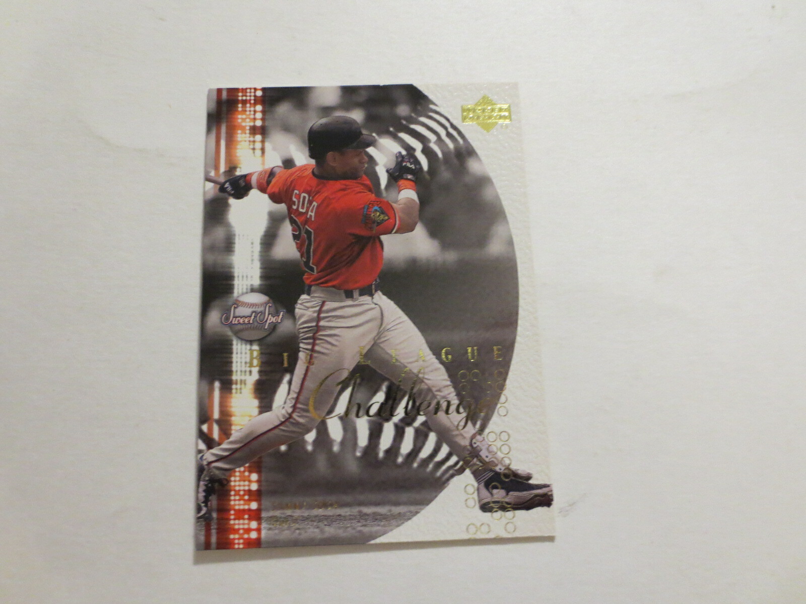 2001 Upper Deck Sweet Spot Big League Challenge Sammy Sosa Card #BL13