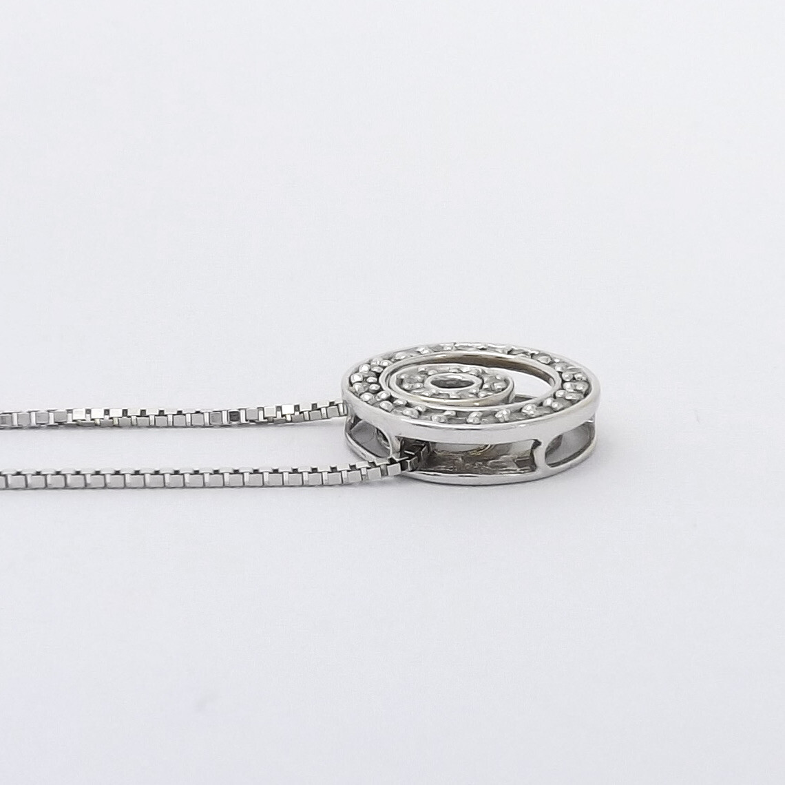 Kays 14k White Gold Diamonds In Motion Rhythm Double … Gem