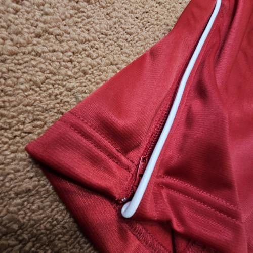 Zoe Athletics Propel Womens Cheerleading Pants Medium Red Zip Ankle M9a - Picture 7 of 13