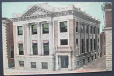 Aetna Building and Load Association Topeka KS unreadable postmark divided back