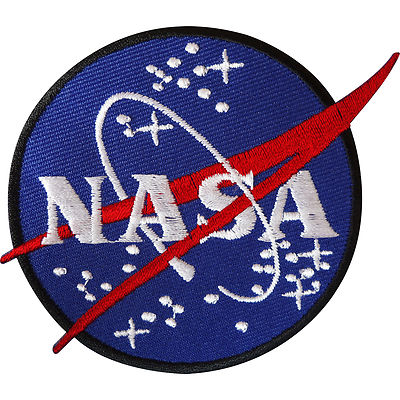 NASA Aufbügeln Aufnäher/Nähen Abzeichen für Astronaut Weltraum Kostüm Jacke