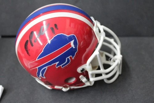 BUFFALO BILLS #11 Signed ROSCOE PARRISH Mini Helmet Original Packaging
