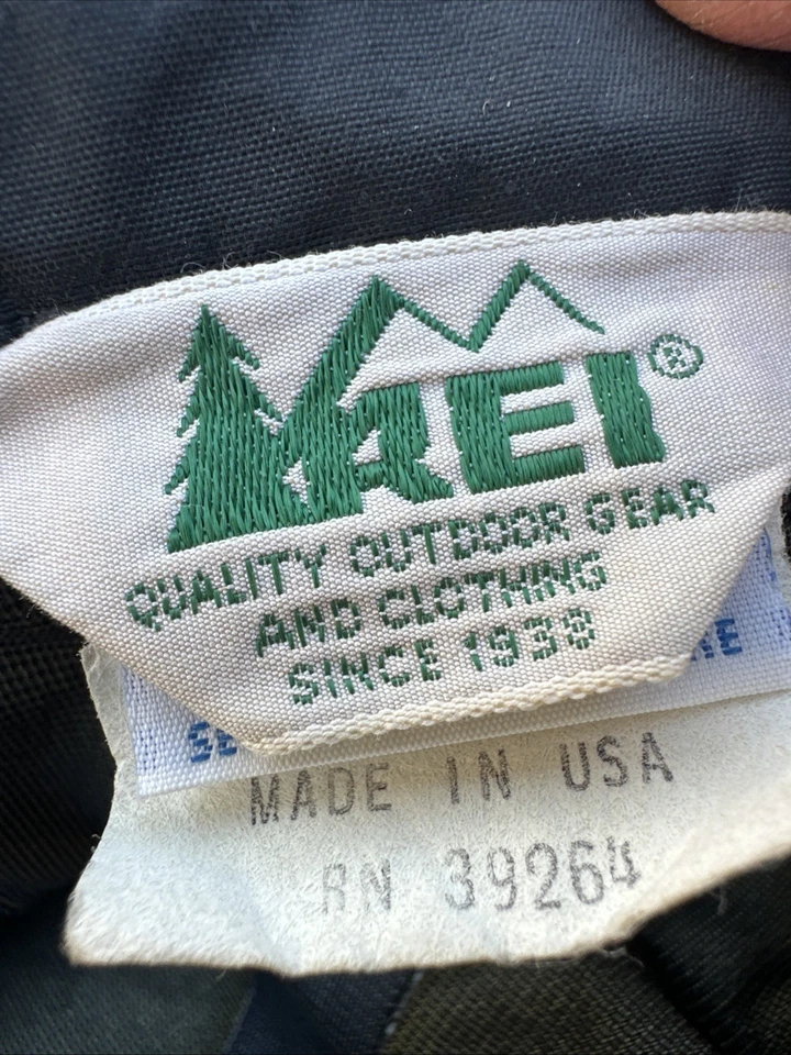 REI Gore-Tex Thaw Waterproof Pants Full Side Zip Made in USA Sz L - Image 2 of 4