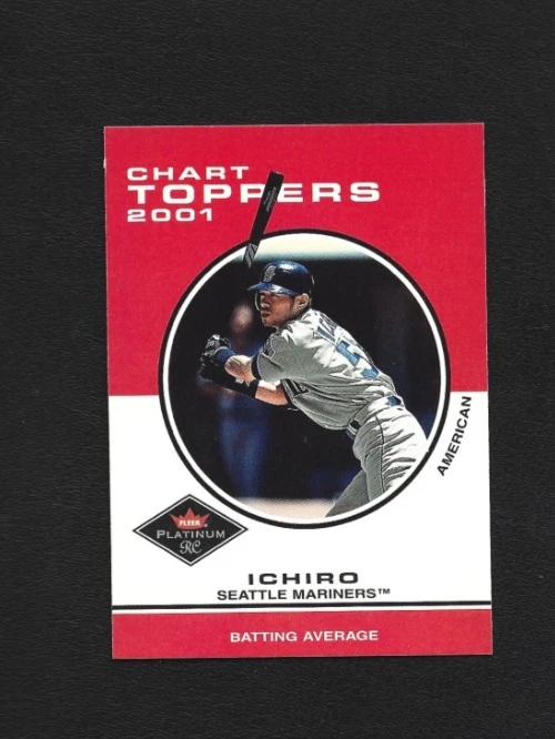 Fleer Ichiro Suzuki Seattle Mariners Baseball Sports Trading Cards