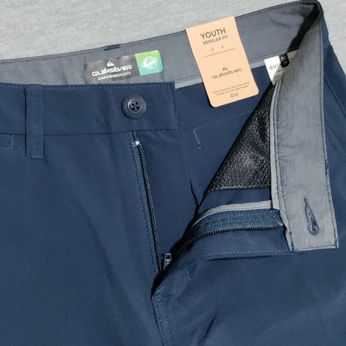 Quicksilver Amphibian Shorts Youth Size 28/14 Regular Fit Navy Blue NWT - Picture 8 of 16
