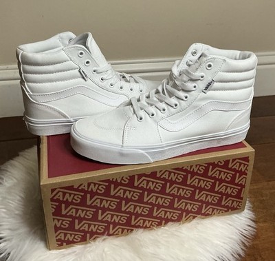 Vans Women's Classic White SK-8 Filmore (Canvas) VNOA5KY67HN size 10 NIB