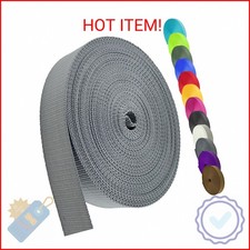Nylon Webbing 1 Inch 1.5 Inch, Heavy Duty Nylon Webbing Strap 12 Yard,Durable St