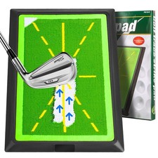 Golf Swing Training Mat,Golf Hitting Mat Outdoor Indoor with Path Feedback,Go...