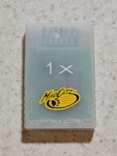 Vintage Nintendo Gamecube Memory Cube 1x 2004 By Mad Catz White Tested