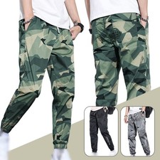 Joggers Cargo Mens Pants Harem Pants Camouflage Sweatpants Streetwear Trousers