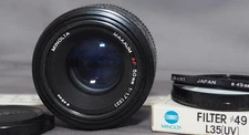 Minolta Maxxum (Sony) AF 50mm 1:1.7 Lens w/ Minolta UV Filter