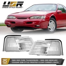 Depo Clear Corner Light For 1989-1995 Ford Thunderbird T-bird Mercury Cougar Depo Clear Corner Light For 1989-1995 Ford Thunderbird T-bird Mercury Cougar