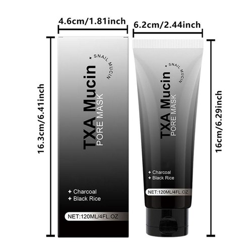 Maschera Viso Pulizia Pori 120ml, Maschera Viso Schiarente GTR7 Cura Y4G6 - Foto 3 di 16