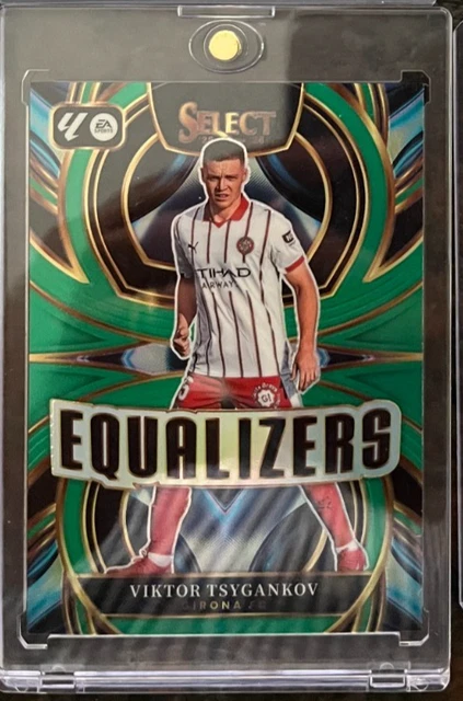 2025-26 Panini Select La Liga Viktor Tsygankov Green Prizm Equalizers #'d 5/5