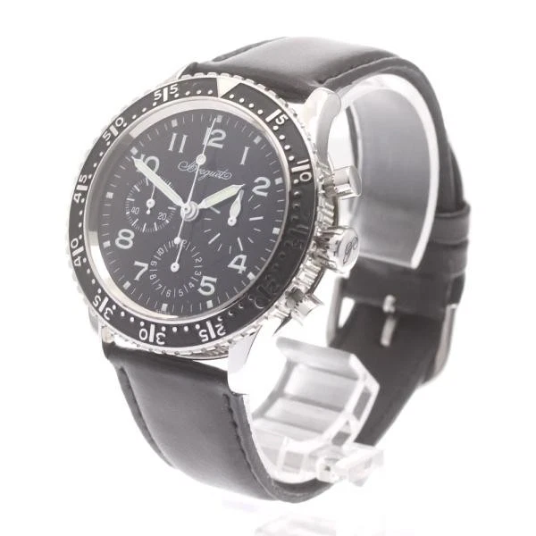 Breguet — Breguet Type XX 3803ST 41mm SS Black Dial Automatic Watch #C1656