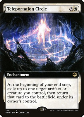 Teleportation Circle Extended Art R Regular #364 | Adventures Realms AFR | MTG