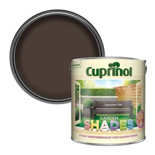 Cuprinol Garden Shades Matt Seasoned Oak Exterior Wood Paint 2.5L - Brand New