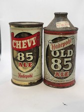 85 ALE FLAT TOP AND CONE TOP BEER CANS HUDEPOHL CINCINNATI 1950S