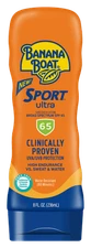 Banana Boat Sport Ultra SPF 65 Sunscreen Lotion, 8oz | 8 Fl Oz (Pack of 1)