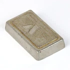Vintage A-Mark USVI Stackable 10 oz .999 Fine Silver Ingot Bar Assay Lot #780
