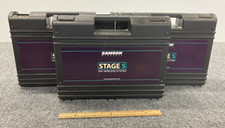 Lot of 3 Samson Stage 5 VHF Wireless Systems w/ Adapters