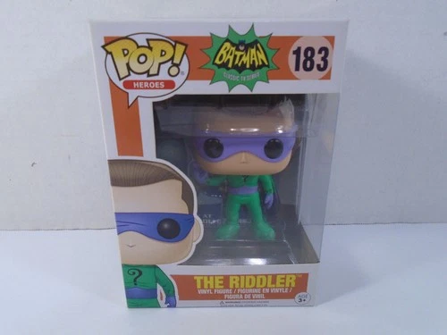 FUNKO POP! HEROES--BATMAN CLASSIC TV SERIES--THE RIDDLER FIGURE (NEW) #183