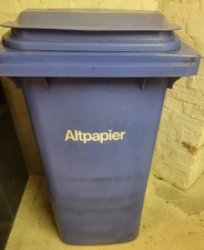Tonne 240 Liter blau, 104 x 74 x 57cm