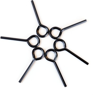 6 Pack Allen Wrench Hex Key for Push Bar Door Panic Exit Devices 5/32 Black