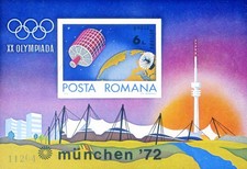 Sport. 1972 Munich Olympics. Satellite.