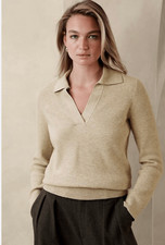 Banana Republic Johnny Collar Sweater in Llama Hair Women’s Size S