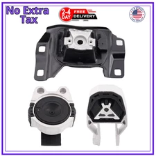 Engine Motor and Transmission Mount Kit Compatible with 2012-2018 Focus L4