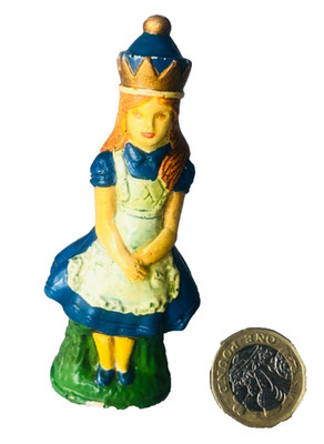 Schachfigur Königin Figur Alice im Wunderland Vintage ra
