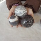 9.3LB 8Pcs A Set Of Natural Quartz Crystal Jasper Sphere Ball Polished Healing — photo 4
