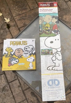 Peanuts Gang Diamond Dotz Snoopy Diamond Facet Art Kit & Bead Kit NEW