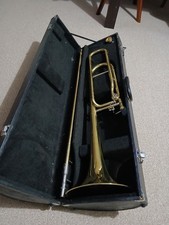 Gear4music Bb/F Trigger Trombone with Case and Denis Wick 6bs Mouthpiece 