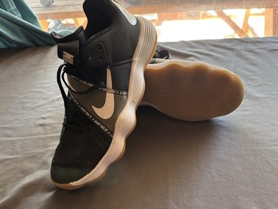 NIKE REACT HYPERSET BLACK/WHITE - GUIM LT BROWN size 9.5 mens