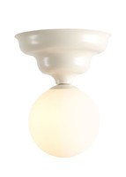 Deckenleuchte Esszimmer Creme Kugel Flur Ø17 Cm E27 Deckenlampe Schlafzimmer